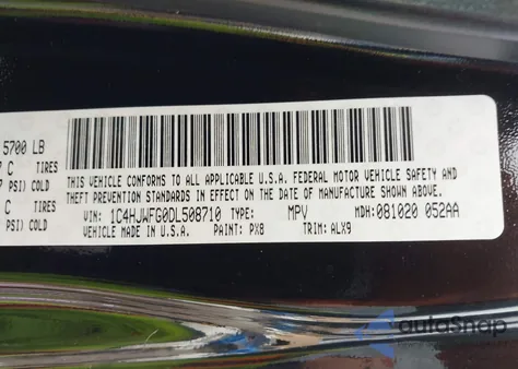 2013 Jeep Wrangler Unlimited Rubicon z USA, uszkodzony, nr VIN 1C4HJWFG0DL508710